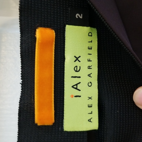 Alex Garfield Dark Brown Pants NWT Size 2 - Picture 3 of 7